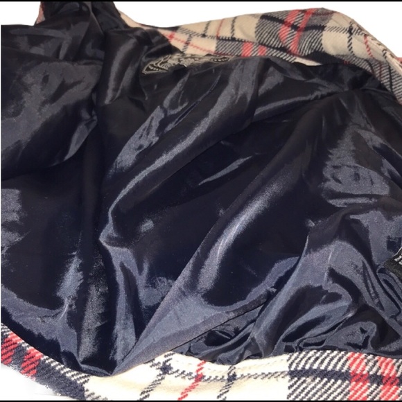 Lovely Waist Length Plaid PeaCoat - Picture 5 of 6